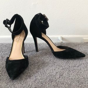 Jessica Simpson chunky strap high heels